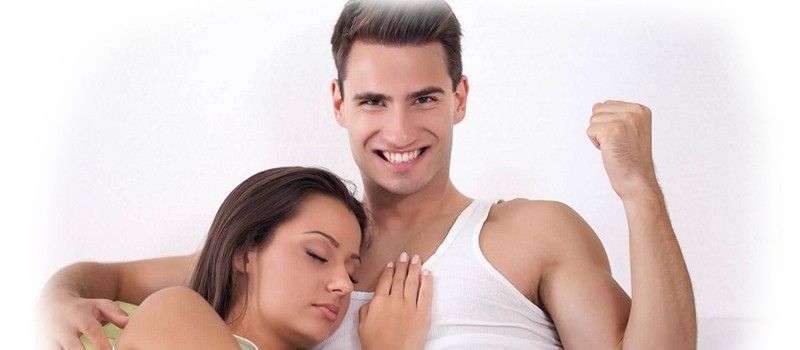 a man and woman hugging