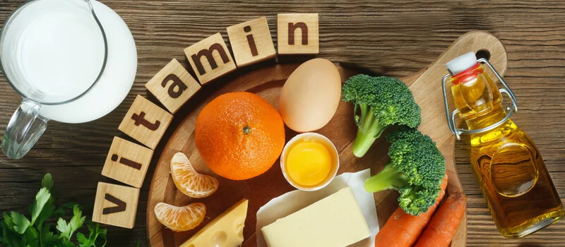 food on a wooden board