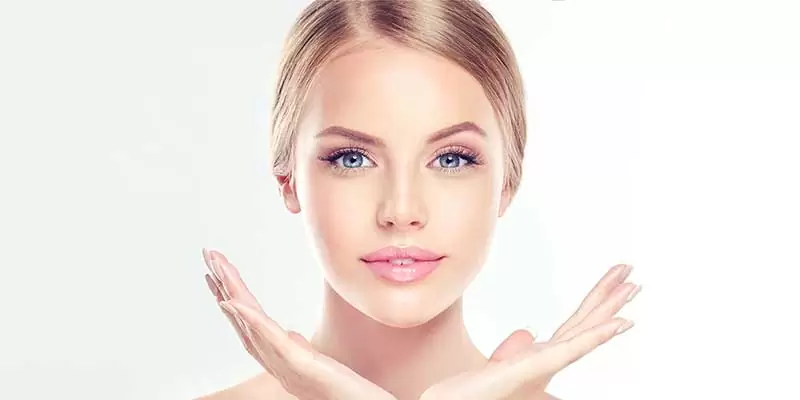 girl radiant skin has ability to reflect light